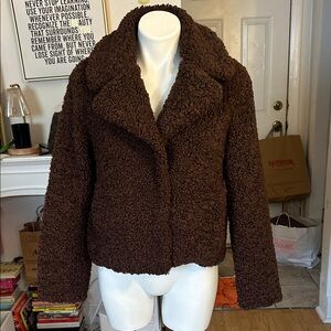 Avec Les Filles Chocolate Teddy Jacket